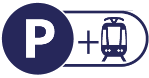 Pictogramme P+R Tram